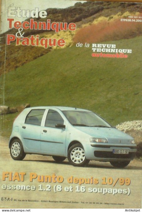 Etude Tech. Automobile 2001 n°638 Fiat Punto