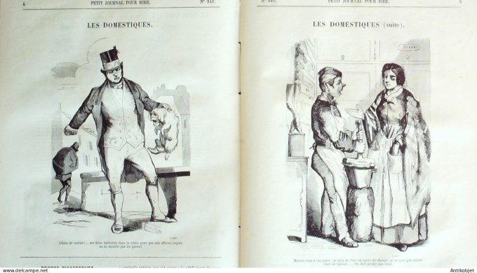 Petit journal pour Rire 1859 # 241 A la campagne Grevin
