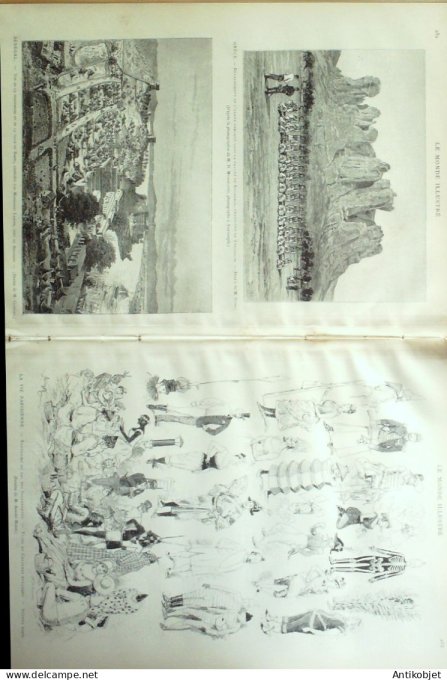 Le Monde illustré 1886 n°1516 Grèce Kalaback Sénégal Bakel Villemomble (93)