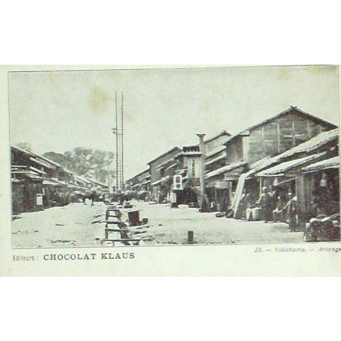 Cpa Japon Yokohama Arsynge 1909
