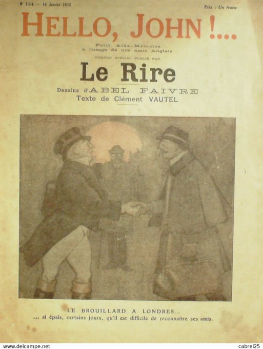 Le RIRE-1922-154-Abel Faivre Clément Vautel