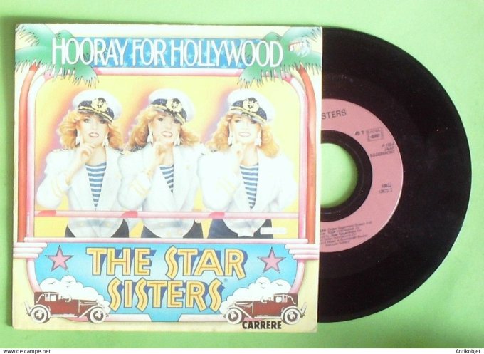 The Star Sisters 45T SP Hooray for Hollywood 1984
