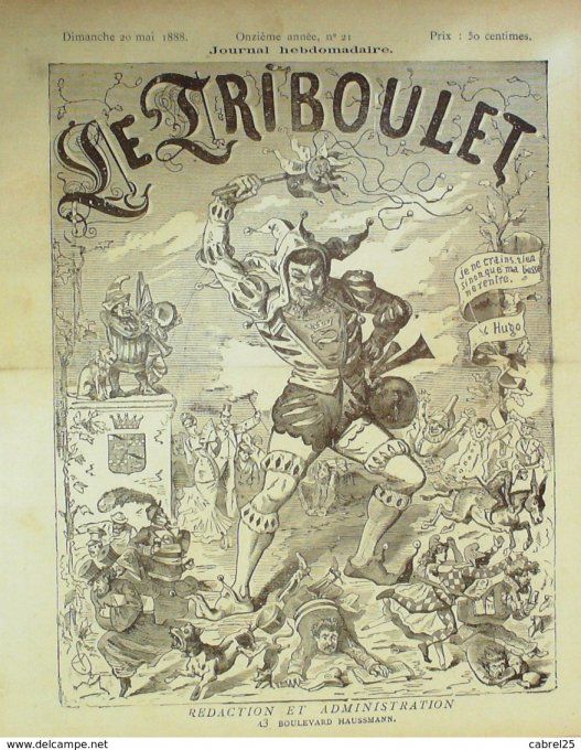 Le Triboulet 1888 n°21 CAILLETTE LILIO ROLAND