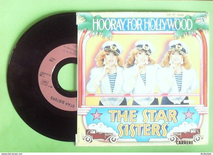 The Star Sisters 45T SP Hooray for Hollywood 1984