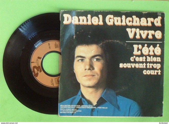 Guichard Daniel 45T SP Vivre 1975