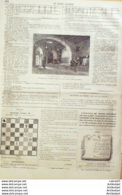 Le Monde illustré 1862 n°289 Madafascar Portugal Lisbonne Mexique Tamatave Roi Rhadama