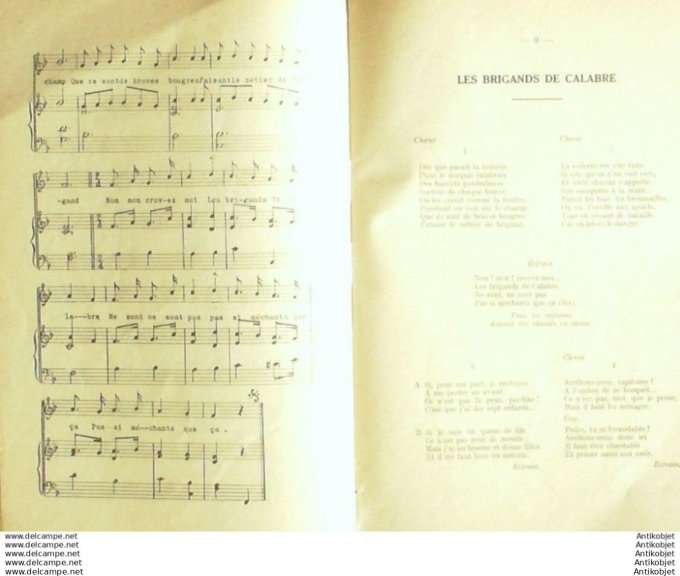 Quatre chants a mimer 1954 # 24 (Cotra Tours)