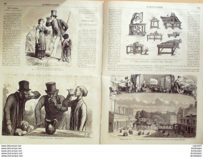 Le Monde illustré 1862 n°289 Madafascar Portugal Lisbonne Mexique Tamatave Roi Rhadama