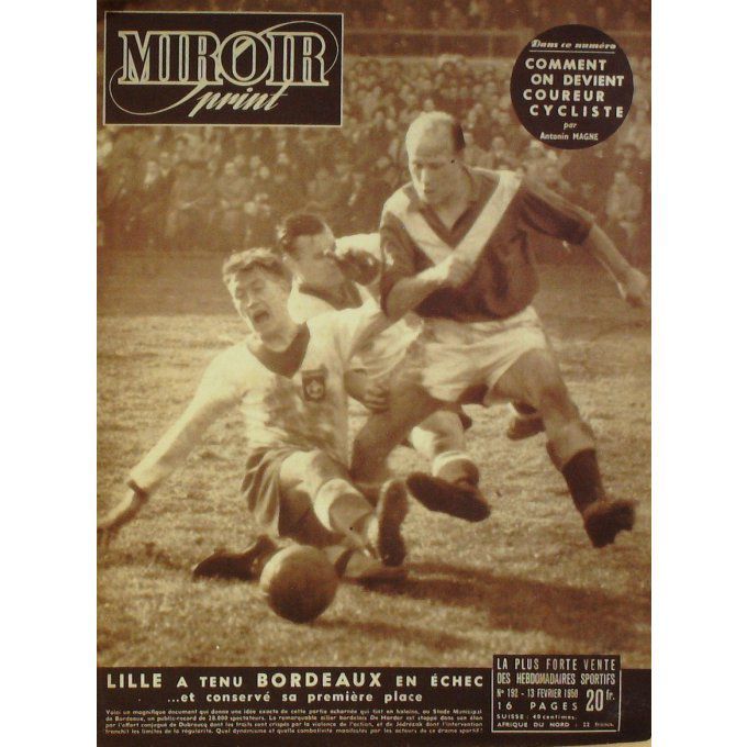 Miroir Sprint 1950 #  192 13 Fév Magne Pratesi Ladoumegue Jany Sexton Vernier
