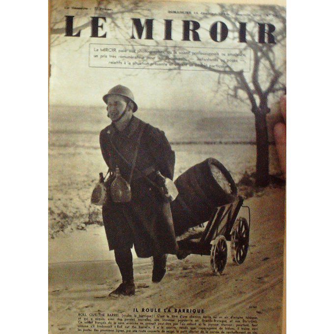Le Miroir 1940 n° 20 ROME,ST ANGE BUDAPEST WEYGAND RAYMOND SOUPLEX