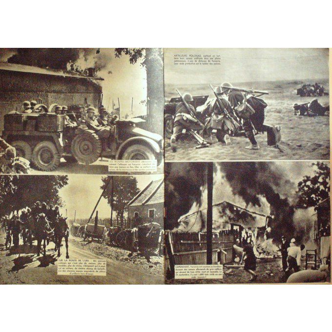 Le Miroir 1939 n° 05 VARSOVIE HITLER AERONAVALE BOQUETEAU MASQUES à GAZ