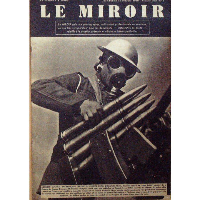 Le Miroir 1939 n° 07 GAMELIN,BILLOTTE VARSOVIE FRERES D'ARMES BOYS SCOUT