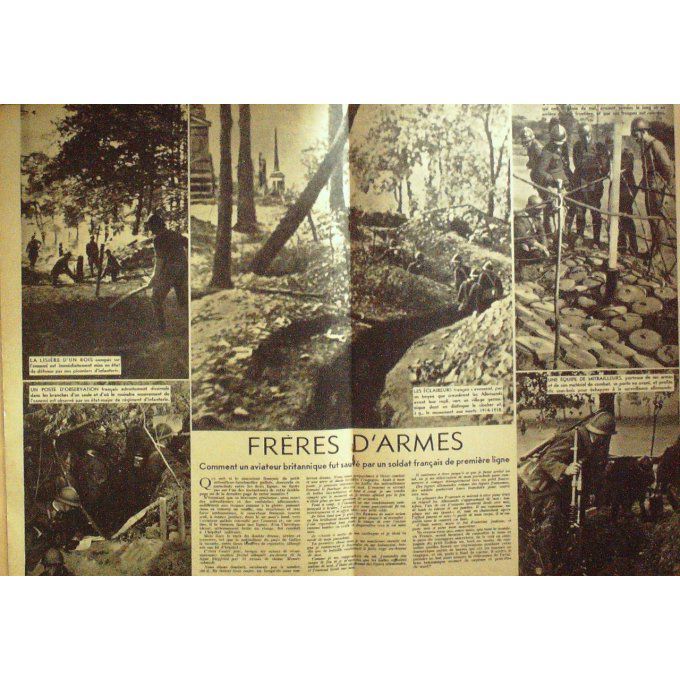 Le Miroir 1939 n° 07 GAMELIN,BILLOTTE VARSOVIE FRERES D'ARMES BOYS SCOUT