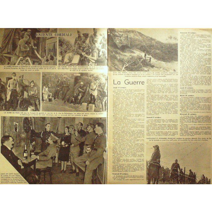 Le Miroir 1939 n° 09 QUAI de RIGA ROBERT COULONDRE GEORGES GUYNEMER