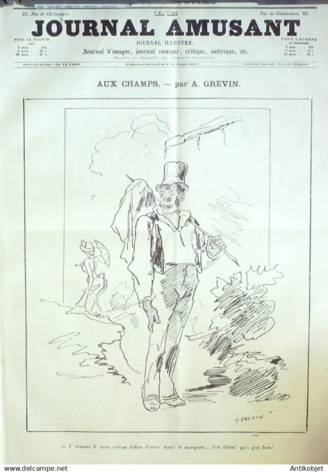 Le Journal Amusant 1884 # 1449 Mac Beth de Sakespeare traduit par Jean Richepin dessins de Stop