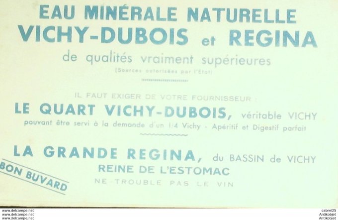 Buvard Vichy Eau Gazeuse