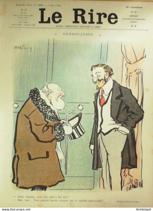 Le Rire 1909-03- 6 # 318 Journal humoristique Ed.Originale Le Perroquet