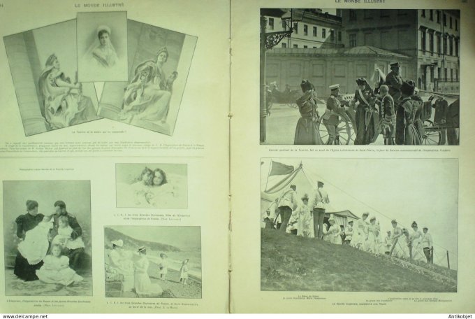 Le Monde illustré 1901 n°2319 Reims Béthény (51) Tuberculose Russie Souverains