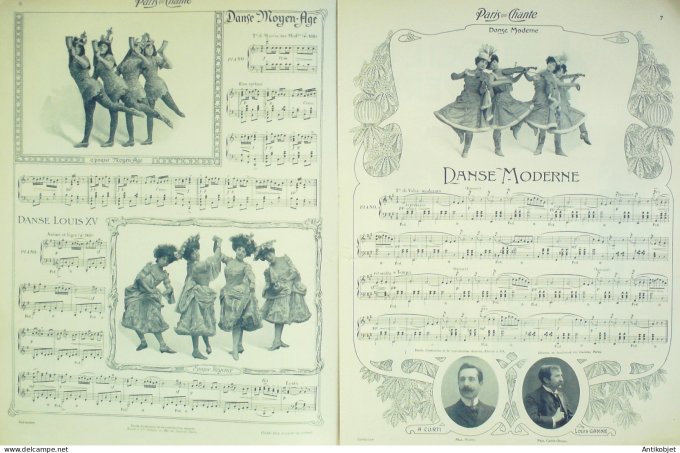 Paris qui chante 1903 # 7 Gillardi Nina d'Asty Jules Moy Lapaire Galipaux