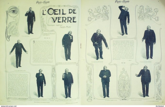 Paris qui chante 1903 # 7 Gillardi Nina d'Asty Jules Moy Lapaire Galipaux