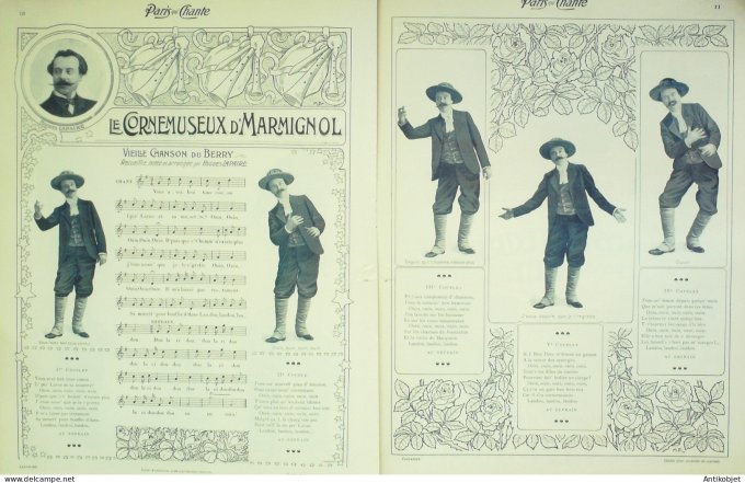 Paris qui chante 1903 # 7 Gillardi Nina d'Asty Jules Moy Lapaire Galipaux