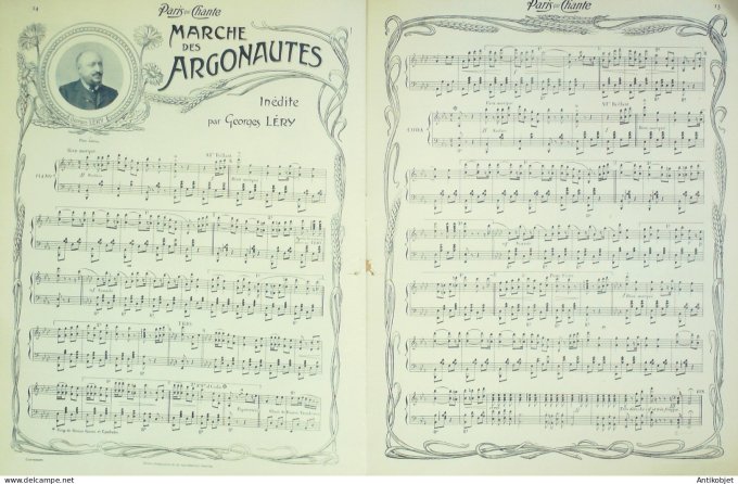 Paris qui chante 1903 # 7 Gillardi Nina d'Asty Jules Moy Lapaire Galipaux