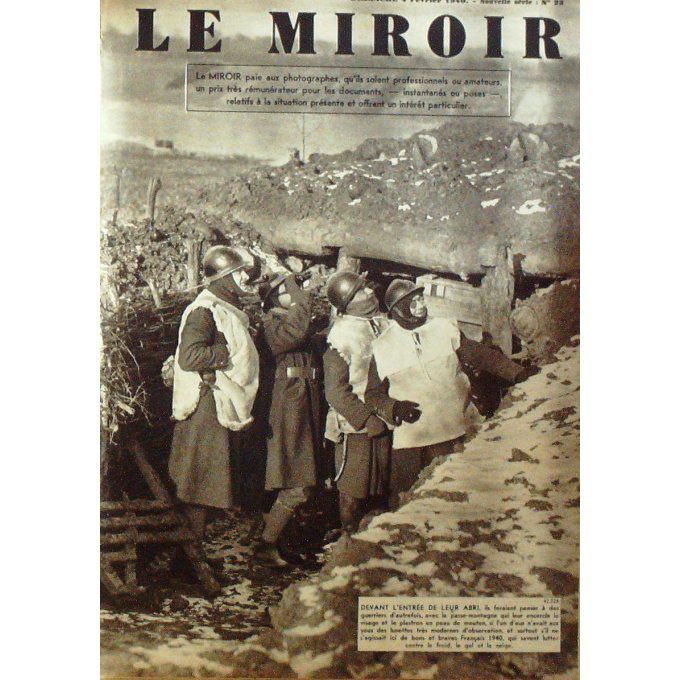 Le Miroir 1940 n° 23 COIFFES CHECHIA,TURBAN,RHEZZA,CLECHE,TALPACK,KEFFIEH