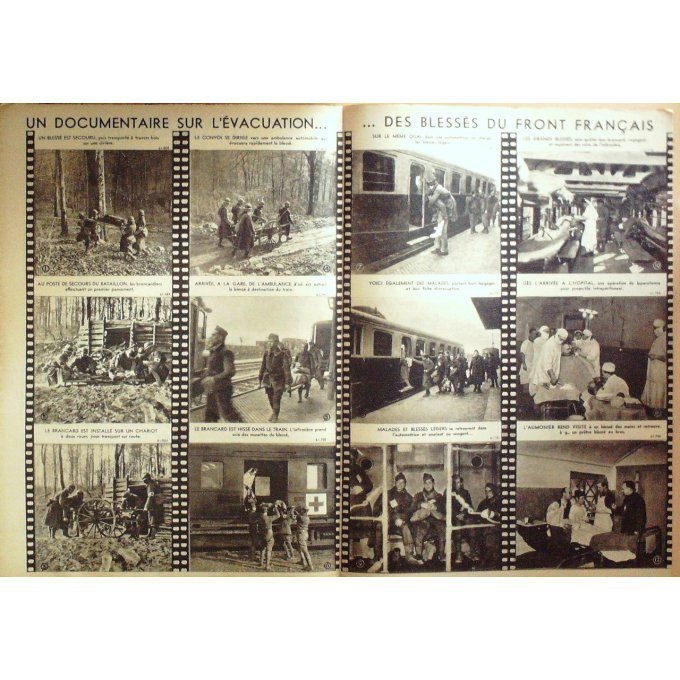 Le Miroir 1940 n° 30 SPAHI ORANAIS CHEIN de LIAISON PRINCE AAGE de DANEMARK