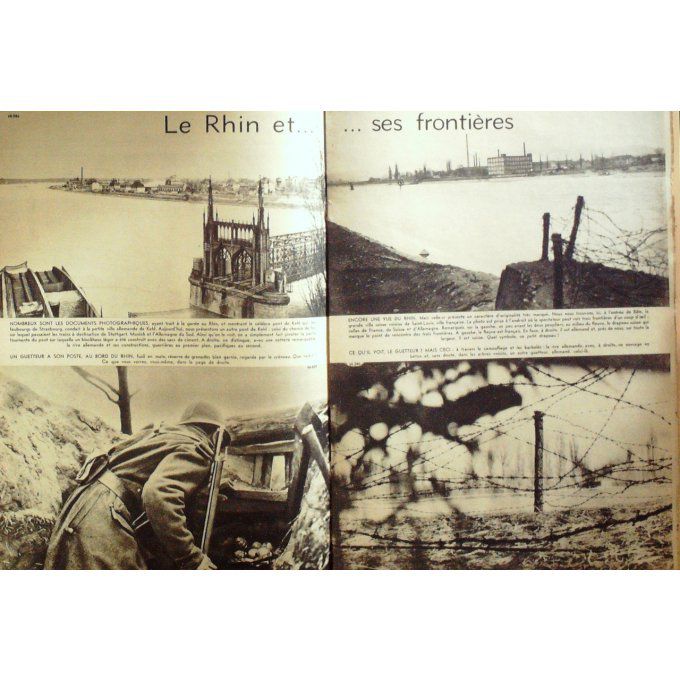 Le Miroir 1940 n° 33 CASQUES de GUERRE JEAN DESPEAUX PANKOVIAK REIMS(51)