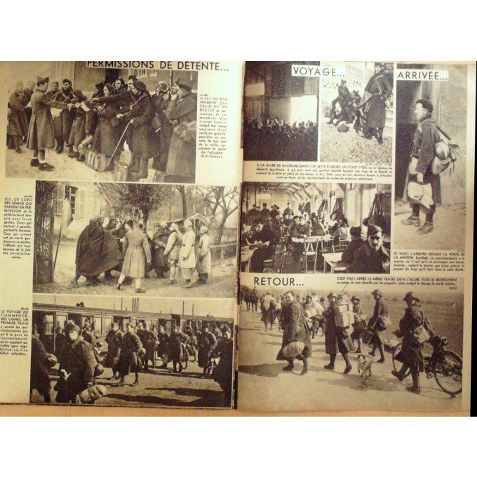 Le Miroir 1940 n° 37 CLUNY(71) RIBBENTROP SPAHIS NO MAN'S LAND