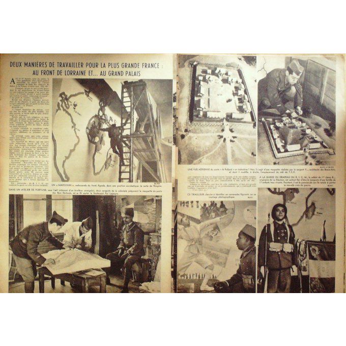 Le Miroir 1940 n° 38 NAMSOS(Norvège) BRON(69) MARSOUIN GEORGES CARPENTIER