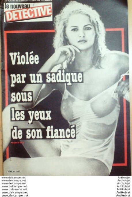 Détective 1984 #  97 Dijon St-Amand Troyes Le Mans Sommières Troyes Taninges