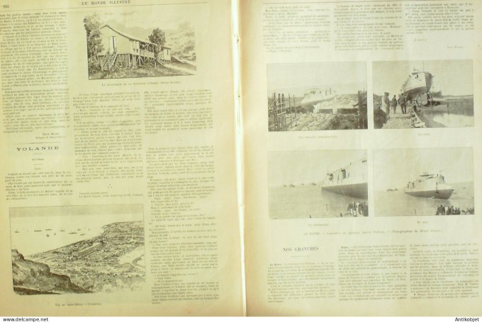 Le Monde illustré 1895 n°2009 Madagascar Ambohyménakaly Niger La Réunion Cilaos Salazie