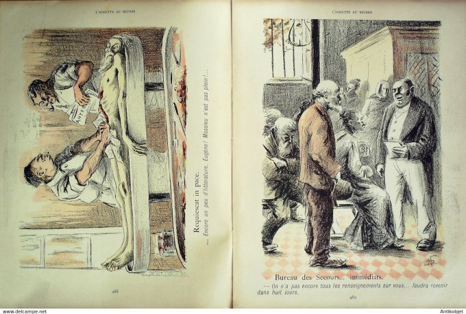 L'Assiette au beurre 1901 #  32 L'assistance Publique Dorville Noël