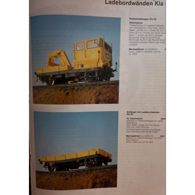 Catalogue BRAWA chemins de fer Ho LOCOMOTIVES 1992-93