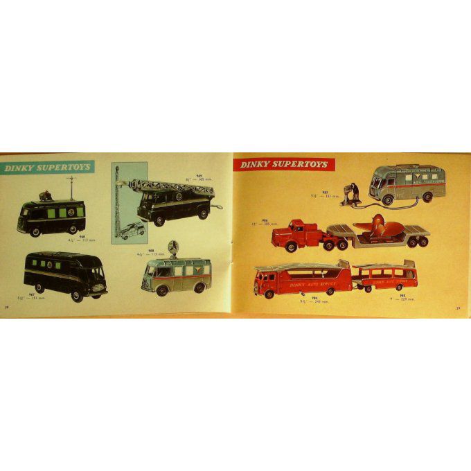 Catalogue VINTAGE DINKY TOY 1954