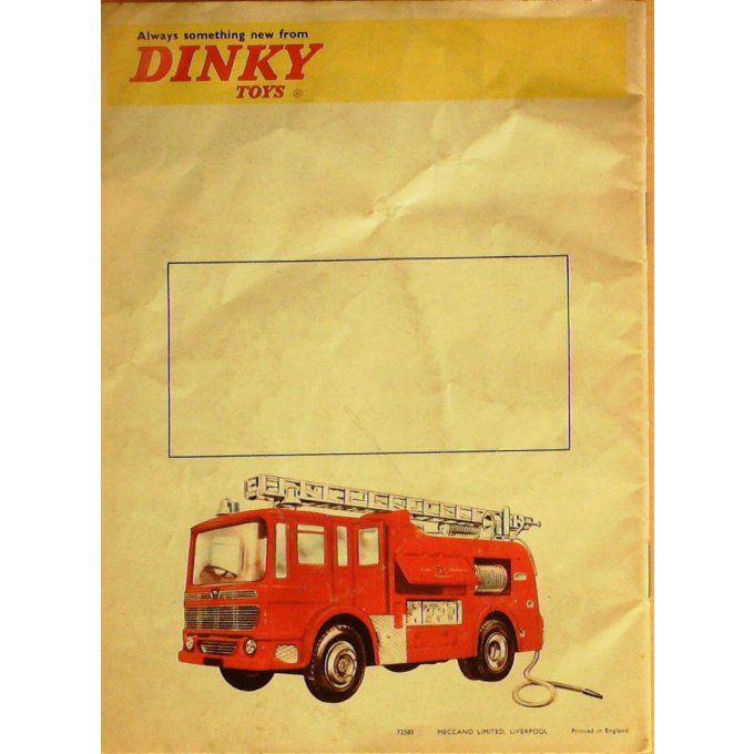 Catalogue VINTAGE DINKY TOY n°5 1955