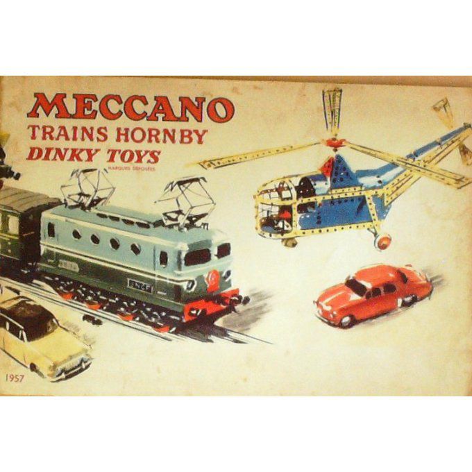 Catalogue VINTAGE DINKY TOYS MECCANO trains HORNBY 1957