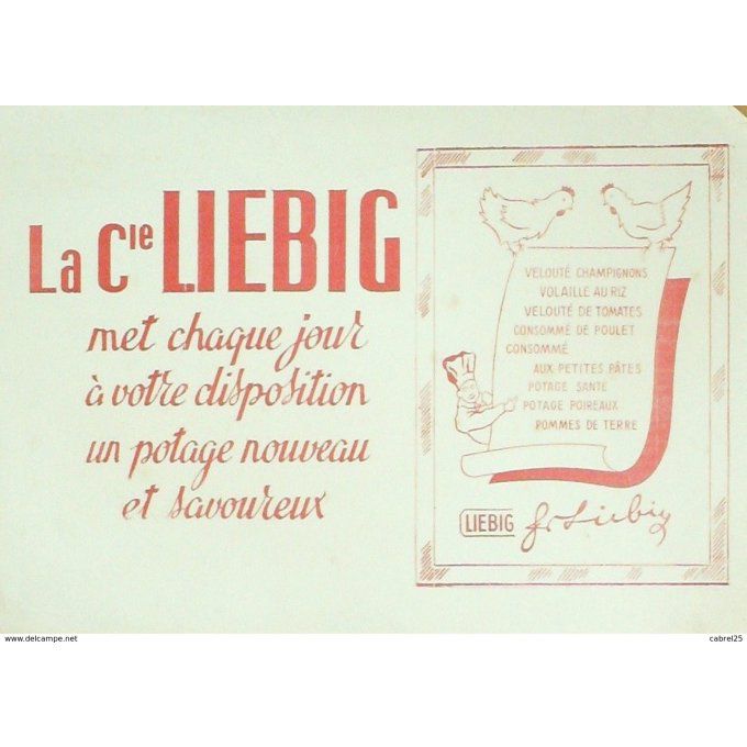 Buvard LIEBIG Potage