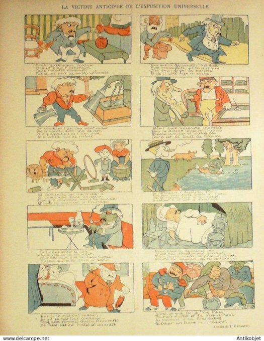 Le Rire 1899-09-30 # 256 Journal humoristique Ed.Originale La couturiere