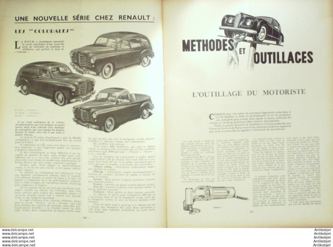 R.T Automobile Fiat 626/1400 Camion Aurelia Hillman Minx 51 # 1950