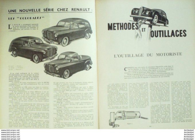 R.T Automobile Fiat 626/1400 Camion Aurelia Hillman Minx 51 # 1950