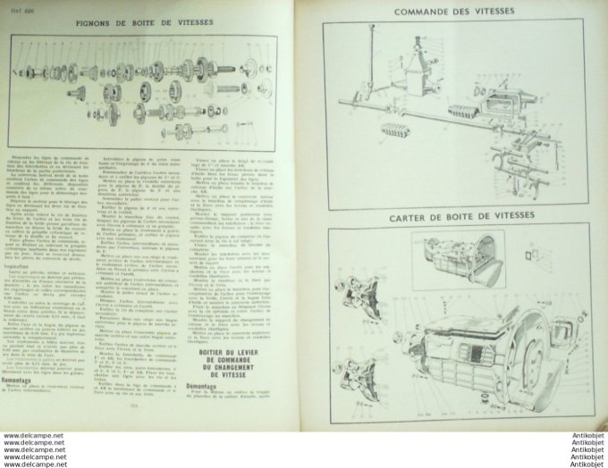 R.T Automobile Fiat 626/1400 Camion Aurelia Hillman Minx 51 # 1950