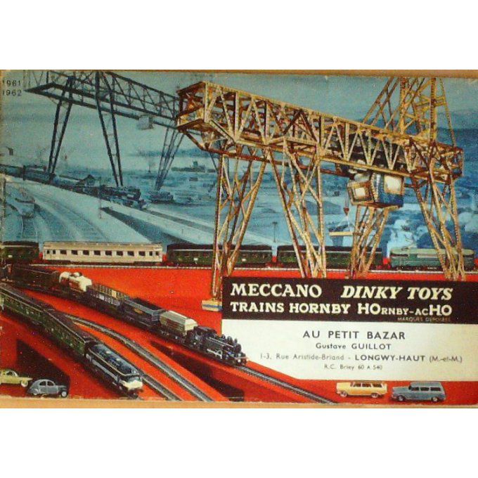 Catalogue VINTAGE DINKY TOYS MECCANO trains HORNBY 1962