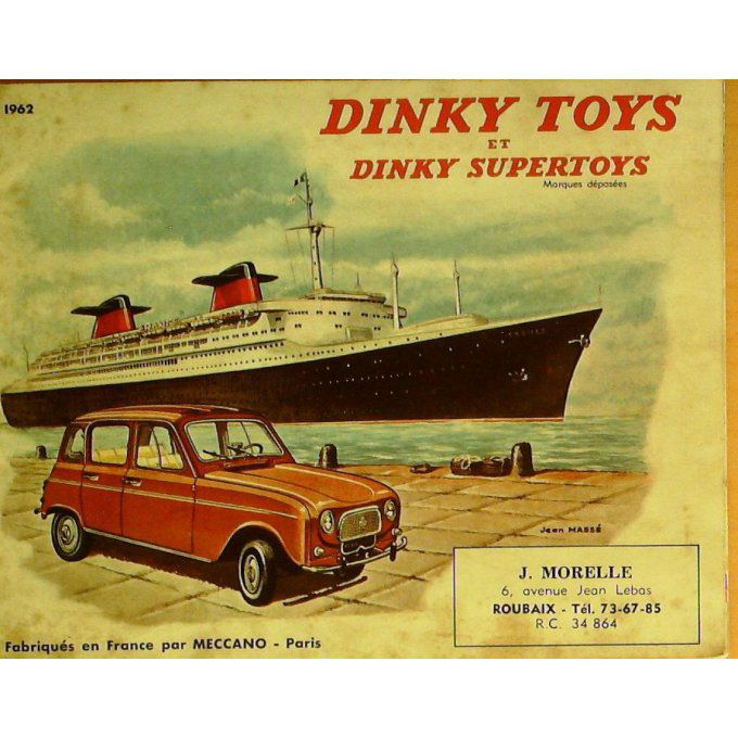Catalogue VINTAGE DINKY TOYS SUPERTOYS 1962