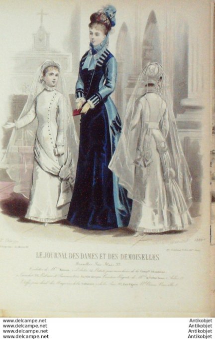 Journal des Dames Demoiselles 1875 # 1398 (Maison Morison)