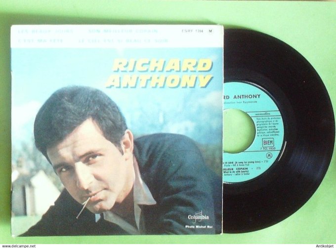 Anthony Richard 45T EP Les beaux jours (languette) 1963