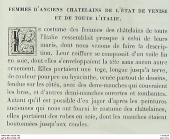 Italie VENISE Chatelaine 1859
