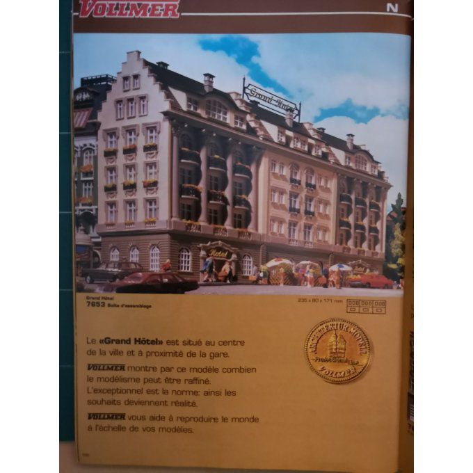 Catalogue VOLMER chemins de fer Ho miniatures LOCOMOTIVES 1986/87
