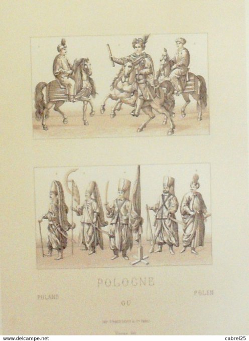 Pologne Mousquetaire janissaire kulah porte-enseigne garde du roi